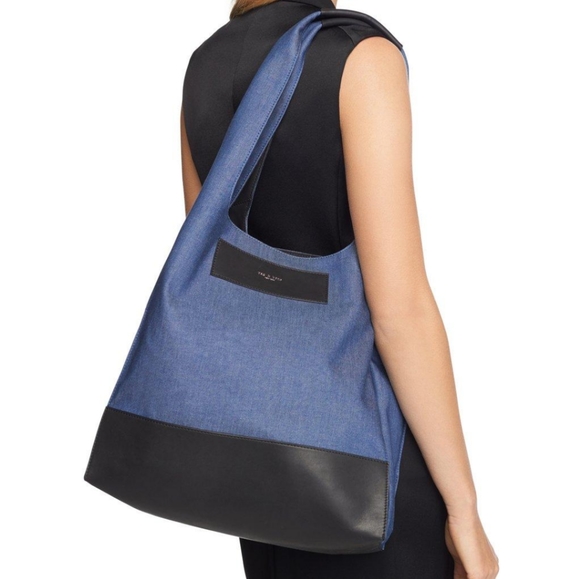 rag & bone Handbags - Rag & Bone denim/ leather shoulder bag